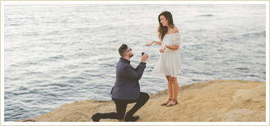 A Valentine’s Day engagement